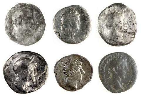 coins discovered on nordkehdingen germanic harbor site