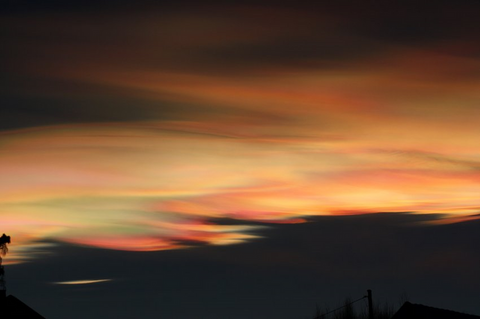 mother-of-pearl clouds