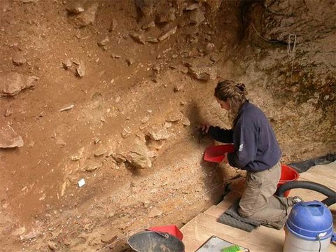 neanderthal site of Fumane Italy