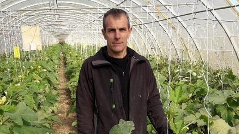 Gilles Joshuan french zucchini grower