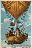 Gay-Lussac and J.B. Biot in hydrogen ballon in 1804