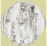 cyrene stater of pytheas found 1959 dated  322-313BC
