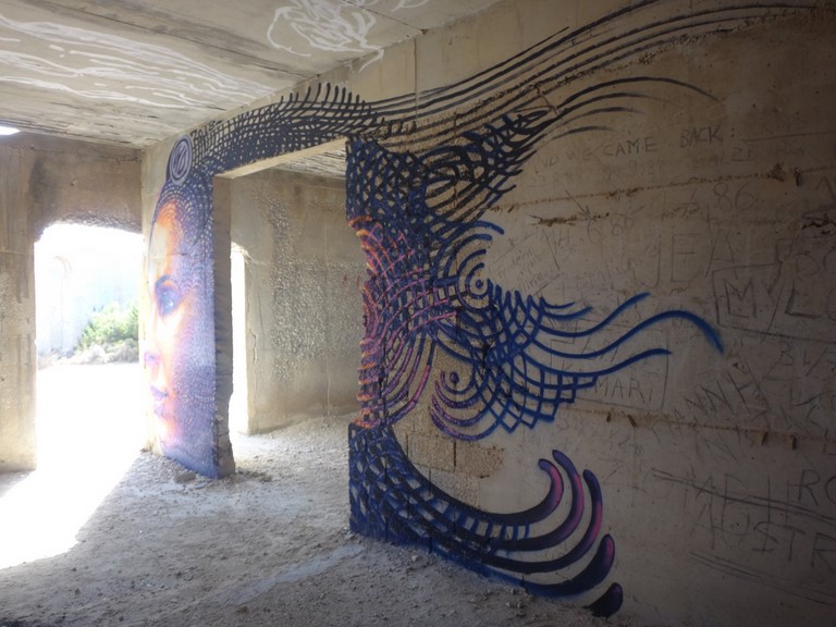 WD mural Alyko Naxos, Greece
