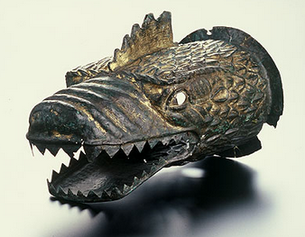 head of dragon standard (draconarius) pinterest